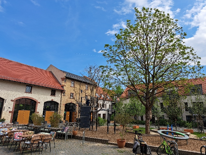 Blick in den Innenhof